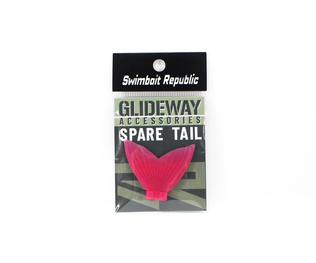 Glideway 176 Swimbait Spare Tail прозрачный красный (3326)