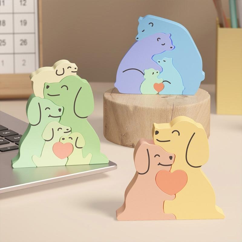 Desktop Ornament Mold Animal Holding Love Heart Candle Mould Silicone Mould for Jewelry Making and Handmade Craft