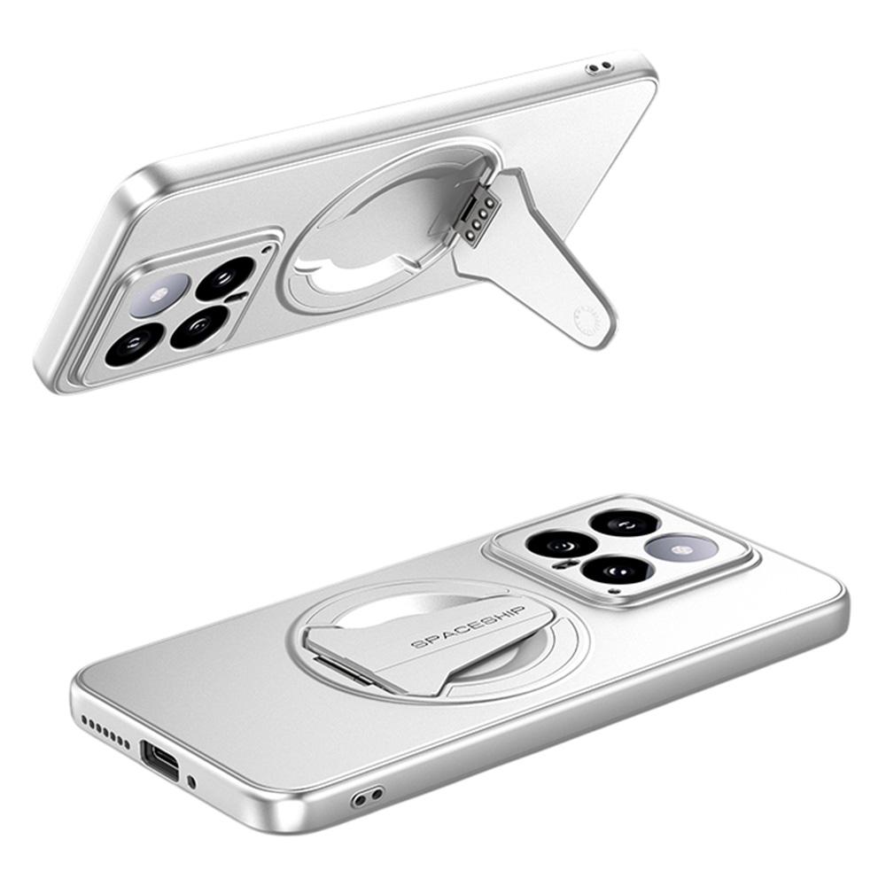 For Xiaomi 14 Case Compatible with MagSafe Hidden Kickstand Skin-Feel Matte PC TPU Phone Back Cover