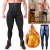 Mens Sauna Sweat Pants Body Shaper Abdomen Reducer Thermo Workout Leggings Waist Trainer Fat Burning Male Shapewear Fitness Leggings Leg Slimmer