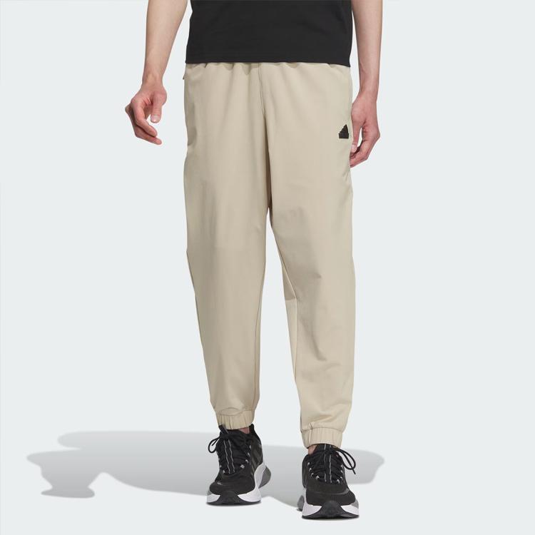Adidas Городские спортивные брюки для активного отдыха, мужские брюки, низ, коричневый цвет, IP4964
