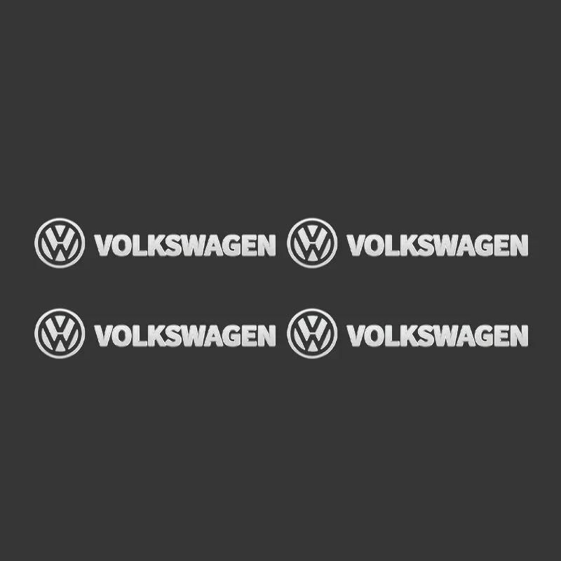 For VW Hot 2025 New 4/10pcs 3D Metal Car Interior Dekoration Stickers Badges Auto Styling For Volkswagen VW Scirocco GOLF MK6 Po