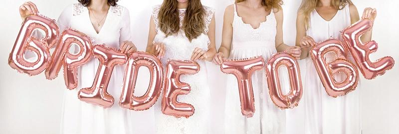 Foil Balloon Letter "T", 35Cm, Rose Gold 1pc