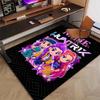 Custom KPop Demon Hunters Mat Personalized Name, Polyester Washable Indoor Entryway Rug, Gift for Christmas, Easter, Thanksgiving Day