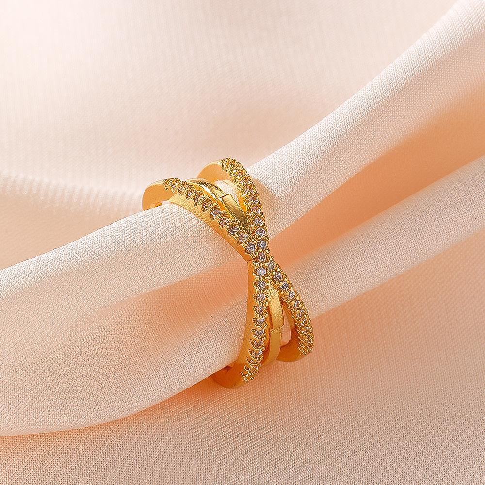 New European and American Fashionable Simple Geometric Open Ring for Women, Adjustable and Unique Rings