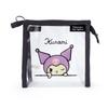 Sanrio Kuromi Clear Pouch with Drawstring 340006 (Simple Design)