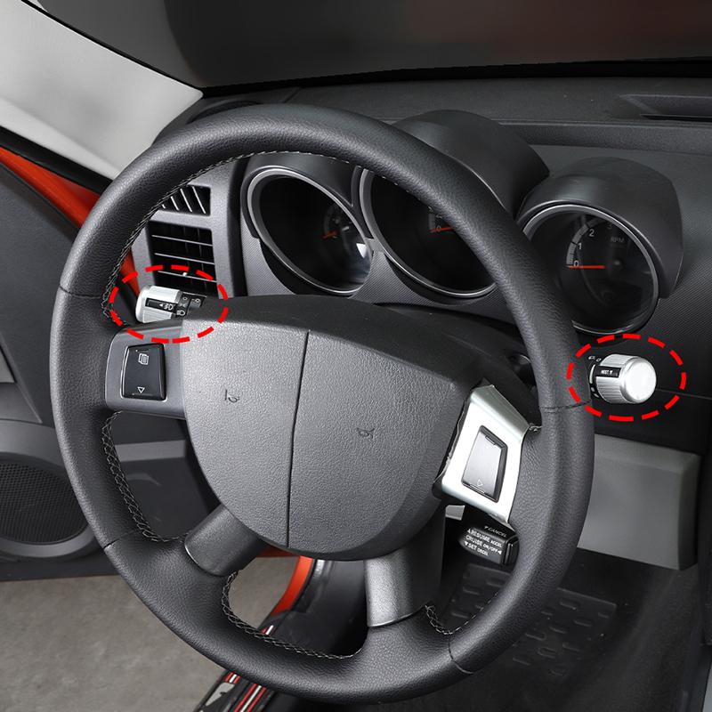 Декоративная наклейка на переключатель стеклоочистителя фар, подходит для Dodge Nitro 2007-2012, для Jeep Liberty, для Jeep Grand Commander, аксессуары для интерьера