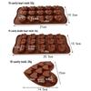 15-Cavity Heart-Shaped Silicone Mold for Chocolate, Candy, Cake, Ice Cubes, or Epoxy.