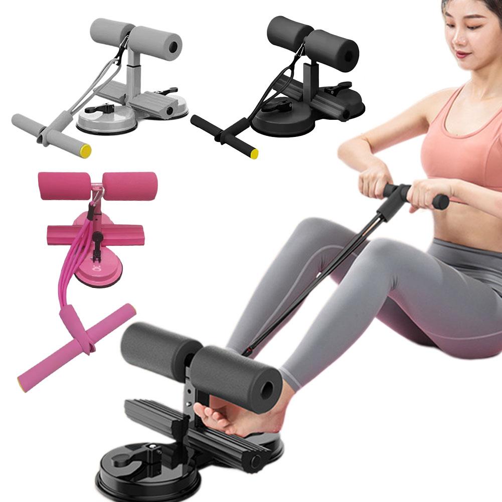 Nordic Hamstring Strap with 2 Strong Suction Cups Aids Adjustable Device Assistant Abs Sit M4A9