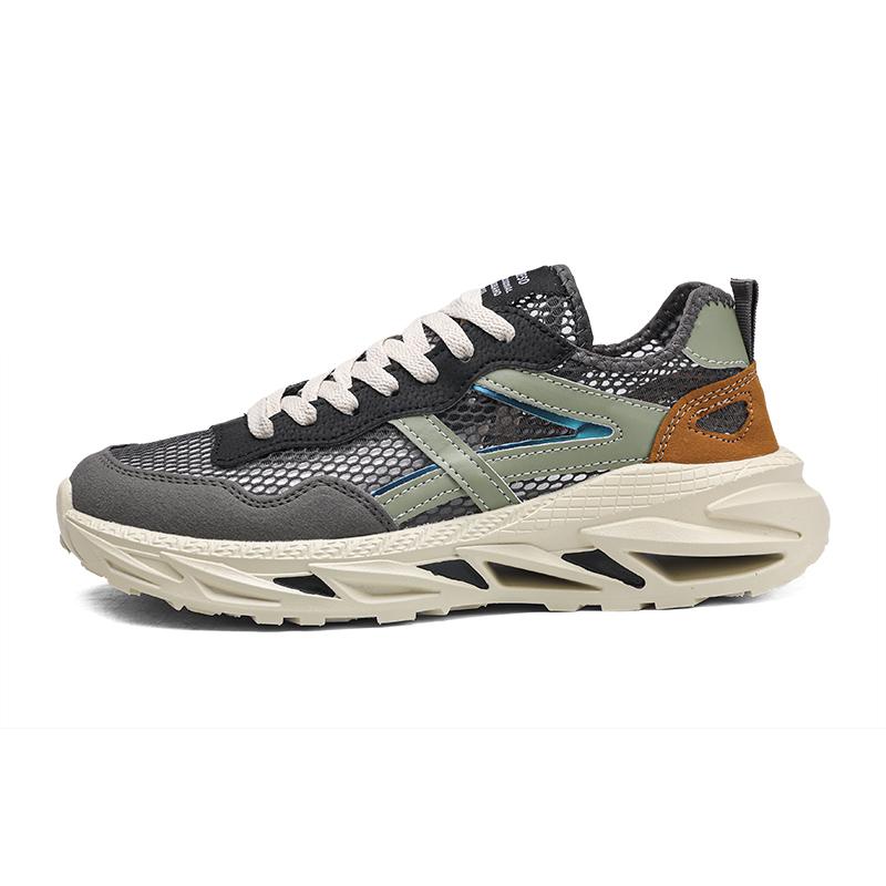 Повседневная обувь Мужская кроссовка для бега Daddy Shoes Мужская дышащая новая летняя бежевая дышащая обувь для мужчин Кроссовки для бега