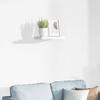 Floating Shelf High Gloss White 40 x 23 x 3.8 cm MDF