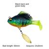 Artificial Soft bass Bait with Lead hook Dark Sleeper Soft Plastic Bait 2024 Minnow Lure