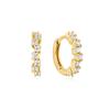 Серьги-кольца Ania Haie Sparkle Hunger из серебра 925 пробы E047-09G