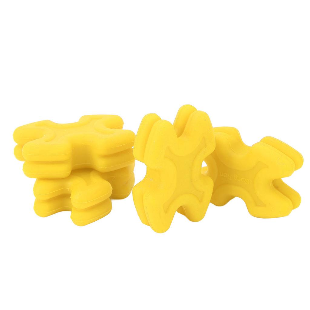 4pcs Bow Limb Dampener Wear Resistant Rubber Reducing Noise Vibration Compound Bow Limb Stabilizer Silencers Yellow