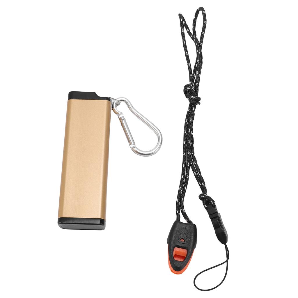 Metal Storage Tube Bottle Keychain Airtight Container Aluminum Alooy Water Proof for Outdoor Camping