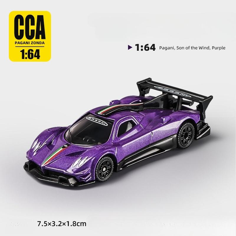 CCA Литой 1/64 Pagani Zonda Суперкар Сплав Модель Автомобиля Игрушка для Мальчиков Подарок на День Рождения Украшение для Коллекций Миниатюрная Машинка