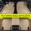 Автомобильные коврики для Infiniti ESQ 2014 2015 2016 2017 2018 Автомобильные коврики для ног Покрытие автомобильным ковром