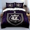 "Soccer Emblem Bedding Set" Bedding Duvet Cover Set Duvet Cover Pillowcases (1 * Duvet Cover 2 * Pillowcases, without duvet insert)