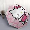 1pc Hello Kitty Pink Background Umbrella with Plastic Handle,Suitable for All Seasons Home Travel Outdoor UmbrellaSanlio459