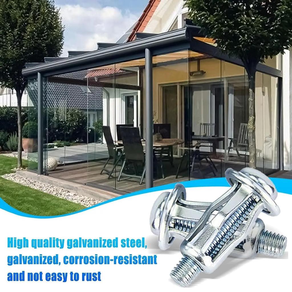 Заклепочная гайка в форме лепестка, болт, комплект, металлическая заклепочная гайка, панель, зажим для номерного знака, фиксатор, гайки, настенные крепления