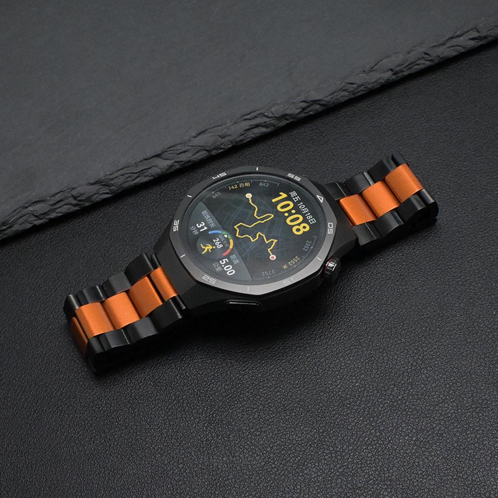 Металлический ремешок из нержавеющей стали 22 мм для Huawei Watch GT5 Pro 46 мм 4 4 Pro Ultimate Band Для Amazfit Balance GTR 2 Oneplus Watch 3 2