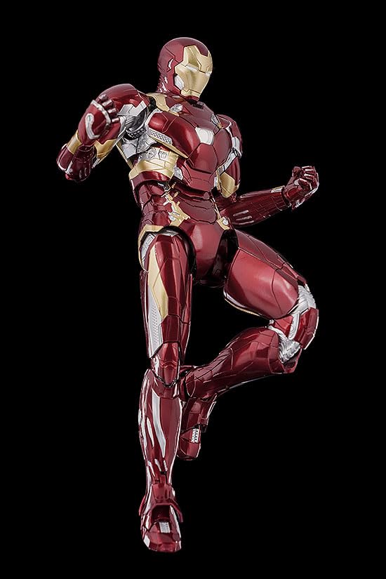 Marvel Studios The Infinity Saga [Marvel Studios' Infinity Saga] DLX Iron Man Mark 46 [DLX Iron Man Mark 46] 112 масштаб ABS и ПВХ и цинковый сплав и другие металлы