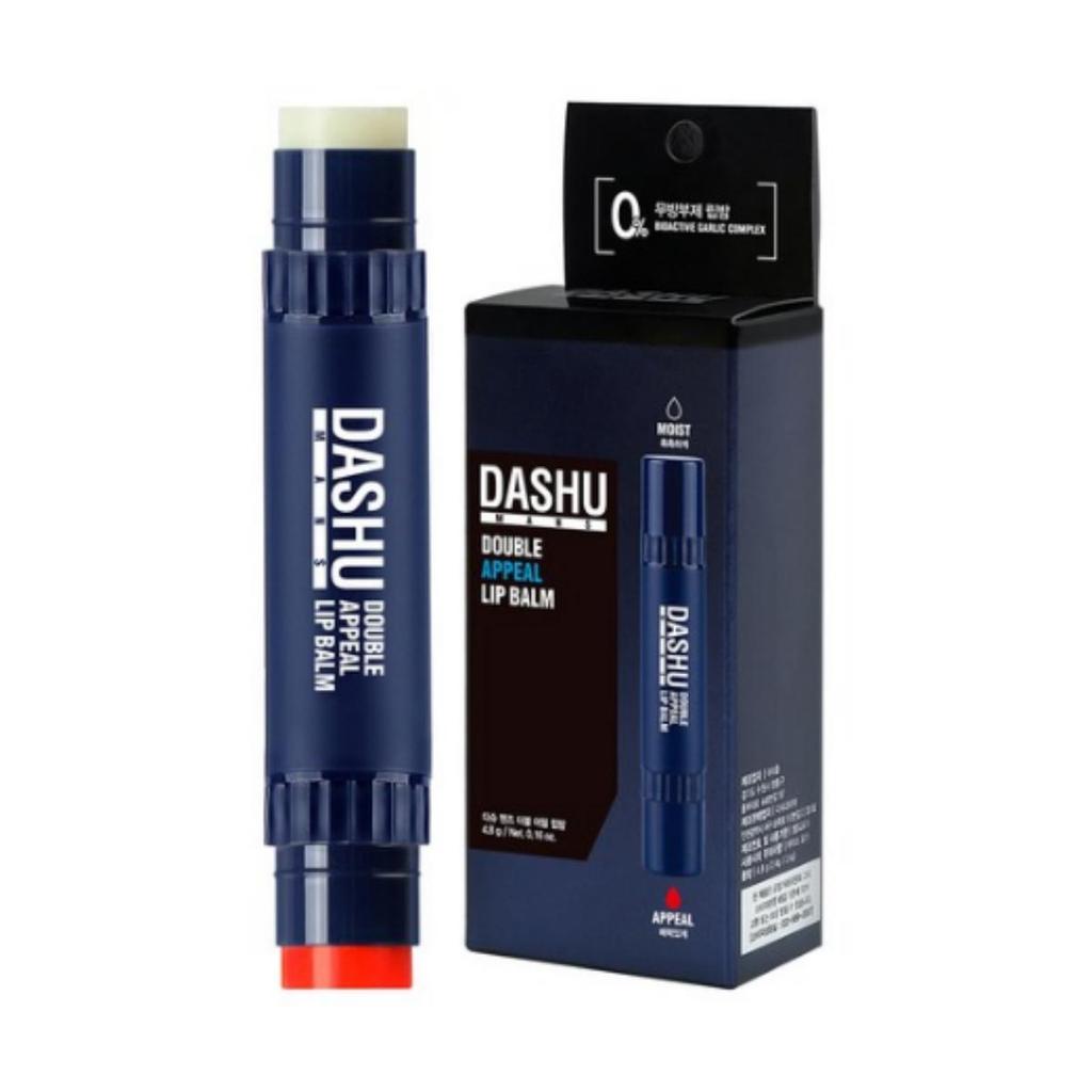 DASHU Men’s Double Appeal Lip Balm, 4.8 G — 1 Unit