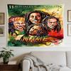 Bob Marley Reggae Music Legend Personalized Name Polyester Wall Hanging Tapestry, Aesthetic Home Decor for Bedroom Dorm Photo Backdrop