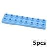 Big Size Duploes Building Blocks City Colorful Bulk Large Particle 2x2 2x4 Parts Assembled Thin Bricks Compatible Large Toy Gift