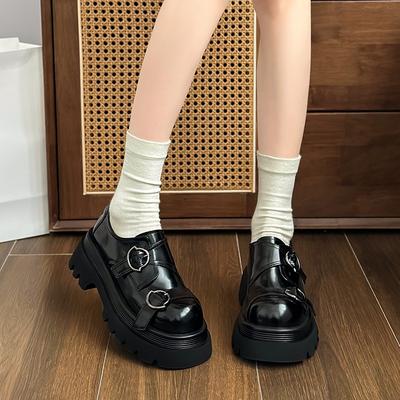 Модные низкие сексуальные банкетные туфли на высоком каблуке для подиума, новые однотонные элегантные повседневные женские туфли с пряжкой