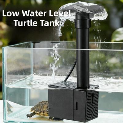 Built-in Design Turtle Tank Wave Pump Rotary Spray Circulation Pump Aquarium Pump Fish Tank