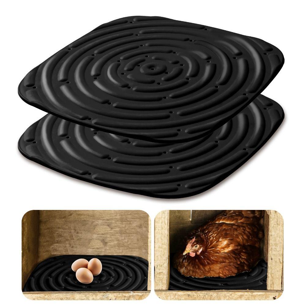 2/4pcs Reusable Chicken Bedding Mats Heat-resistant Nest Box Pad Chicken Laying Mats  Hen House