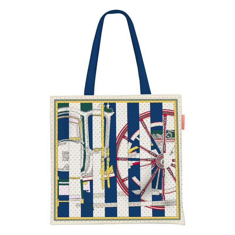 Spring new printed handbag women's oil painting series handbag shoulder bag tote bag fashion canvas bag
