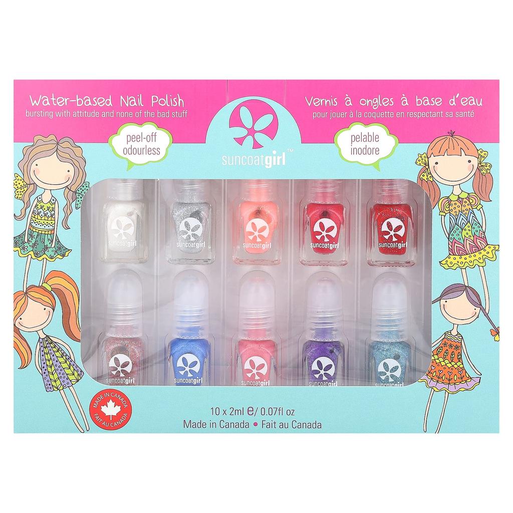 Mercury Nail Polish Kit, Flare & Fancy, 12 Pieces
