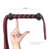 60Cm Black Red Brown Leather Flogger Braided Handle Tails Spanking Whip  Floggers