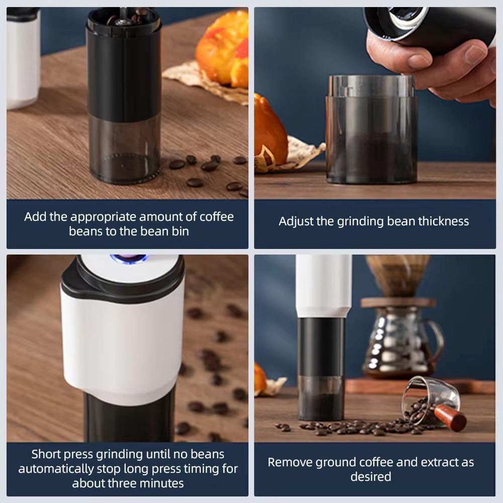 Wireless Coffee Bean Grinder USB Automatic Coffee Maker Electric Coffee Grinding Machine Camping