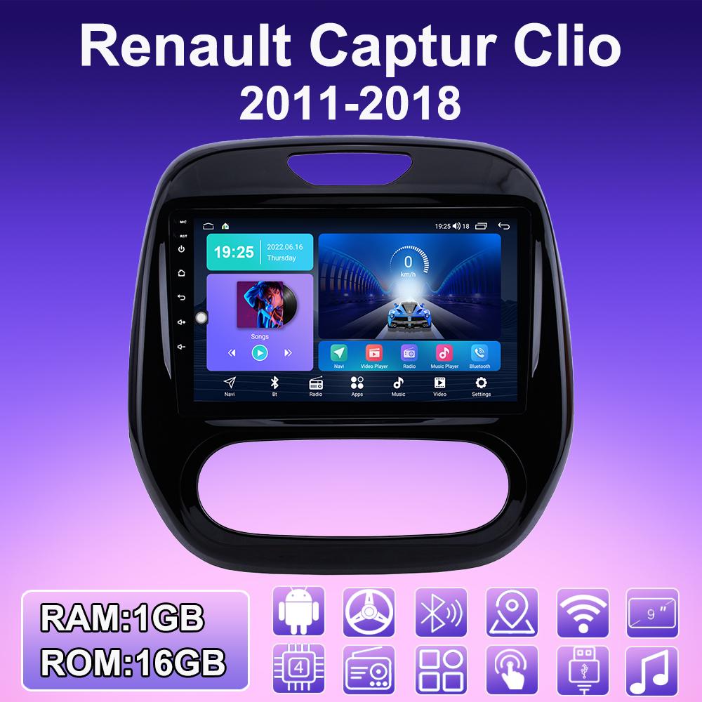 2 DIN Android Carplay автомобильное радио для Renault Captur Clio 2011-2018 мультимедийный проигрыватель головное устройство стерео GPS навигация BT WIFI 2+32 ГБ