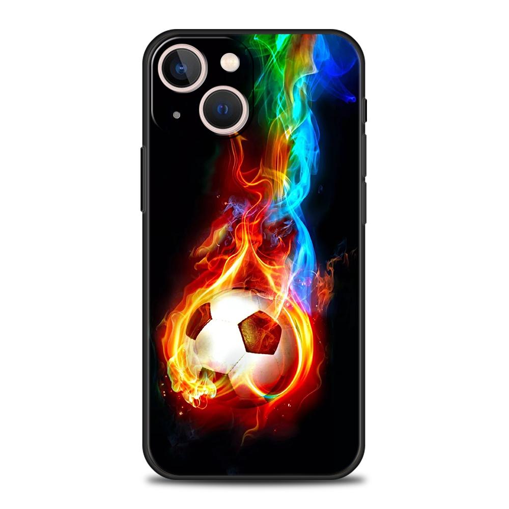 Футбольный ударопрочный для iPhone 15 14 13 12 11 Pro Max X XR 8 7 Plus SE2020 Чехол для телефона Крышка для iPhone X XR XS Max Корпус Capas