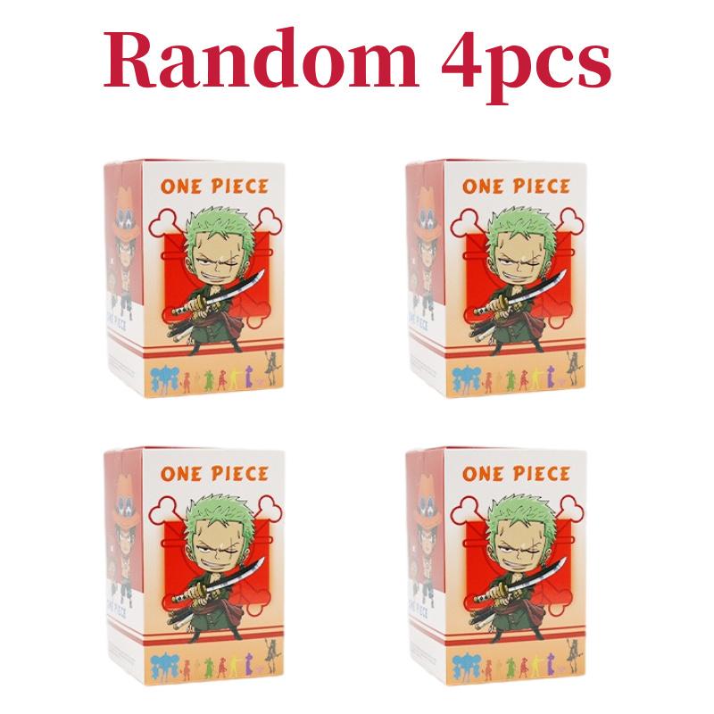 1-6 шт./Набор One Piece Слепой Ящик Аниме Ророноа Зоро Они Гири Режим Битвы Игрушка Фигурка Действия Настольное Украшение Рождественские Подарки