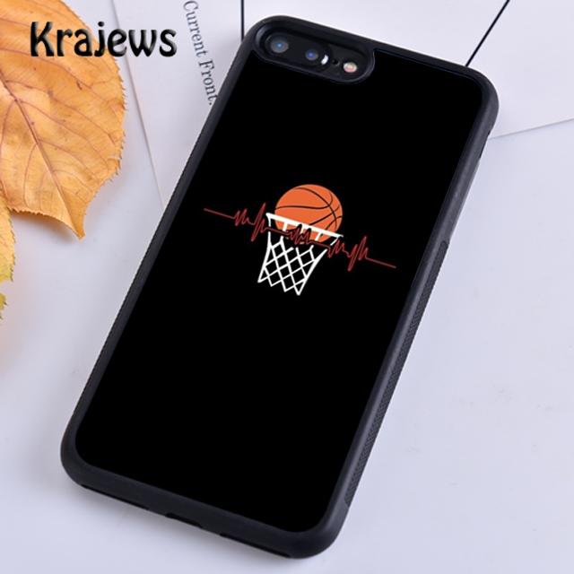 Мягкий чехол Krajews Sport Love с баскетбольной текстурой для iPhone 14 5 6s 7 8 plus X XR XS 11 12 13 pro max Samsung S21 S22 ultra