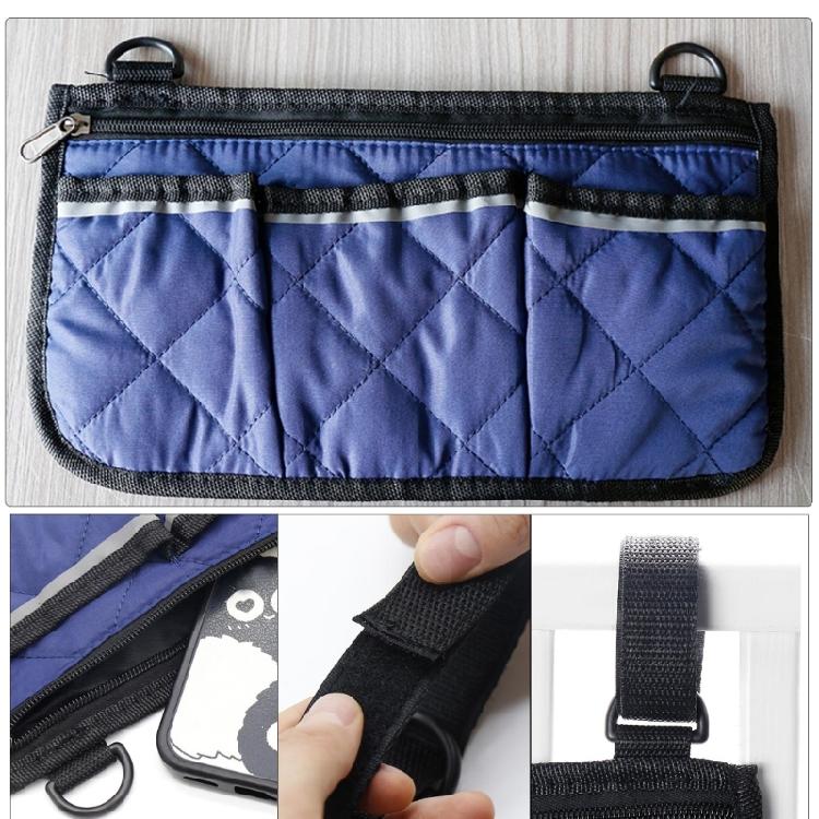 Сумка для переноски инвалидной коляски Карманчики на подлокотнике Боковая сумка для хранения на подлокотнике скутера-коляски для ходунков или роллаторов