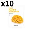 Маска-набор Fruits Mango Essence (10 листов) – Увлажняющие и осветляющие маски для лица