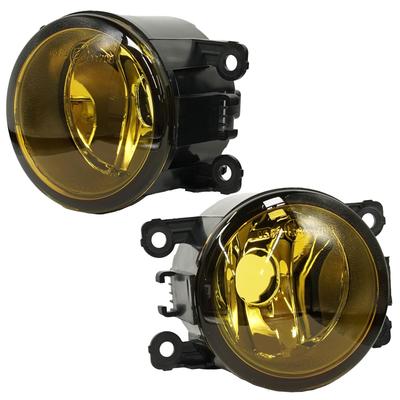 Pikakyu Совместимый с Toyota Daihatsu Блок противотуманной фары со стеклянной линзой, преобразуется в H11, включает E-mark для техосмотра (желтый)