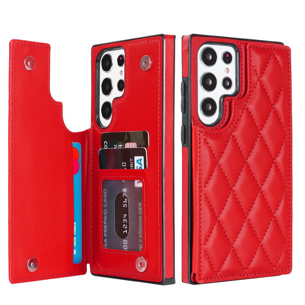 Подходит для чехла на мобильный телефон Samsung S25 S23 Xiaoxiangfeng многофункциональный держатель для карт защитный чехол A14 ромбовидный узор