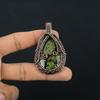 Подвеска из яшмы Драконьей крови, обернутая медной проволокой 999 пробы, Ювелирные изделия с подвеской из драгоценного камня ручной работы, Подарки для жены, Новая подвеска