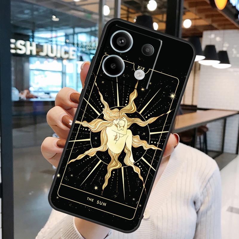 Лунное Колдовство Таро Таинственный тотем Чехол Для Xiaomi Redmi Note 13 Pro 10 11 12 14 15 Pro Plus Redmi 15C 14C 10C 12C 13C 15 Обложка