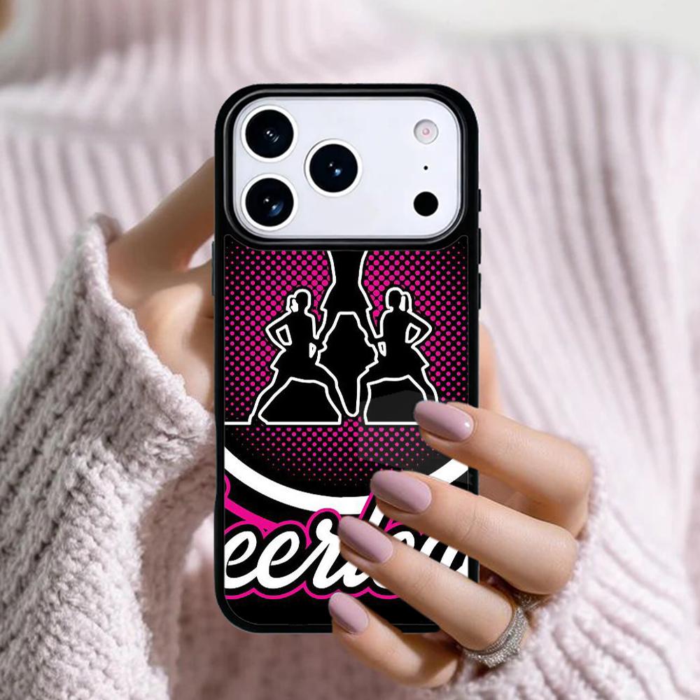 Cheerleader Cheer Pink Quote Phone Case For Apple iPhone 17 Air 16E 15 14 Plus 13 12 11 Pro Max Mini Funda Cover