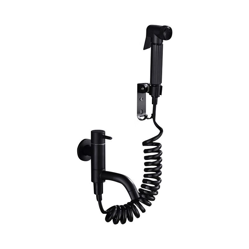 Dier Black Balcony Multi-Function Mop & Laundry Sink with Rotatable Faucet