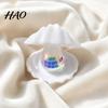Sunlight Catcher for Windows Disco Snail Figurine, Retro 70s Ball Table Statue, 3D Reflective Figurine Glitter Mirror Ornament Home Office Desktop