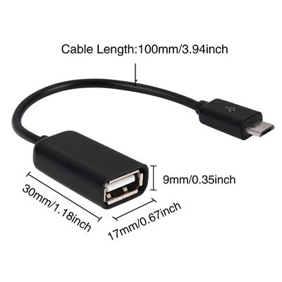 Micro USB-переходник «папа» к USB «мама» Otg адаптер-конвертер кабель для передачи данных